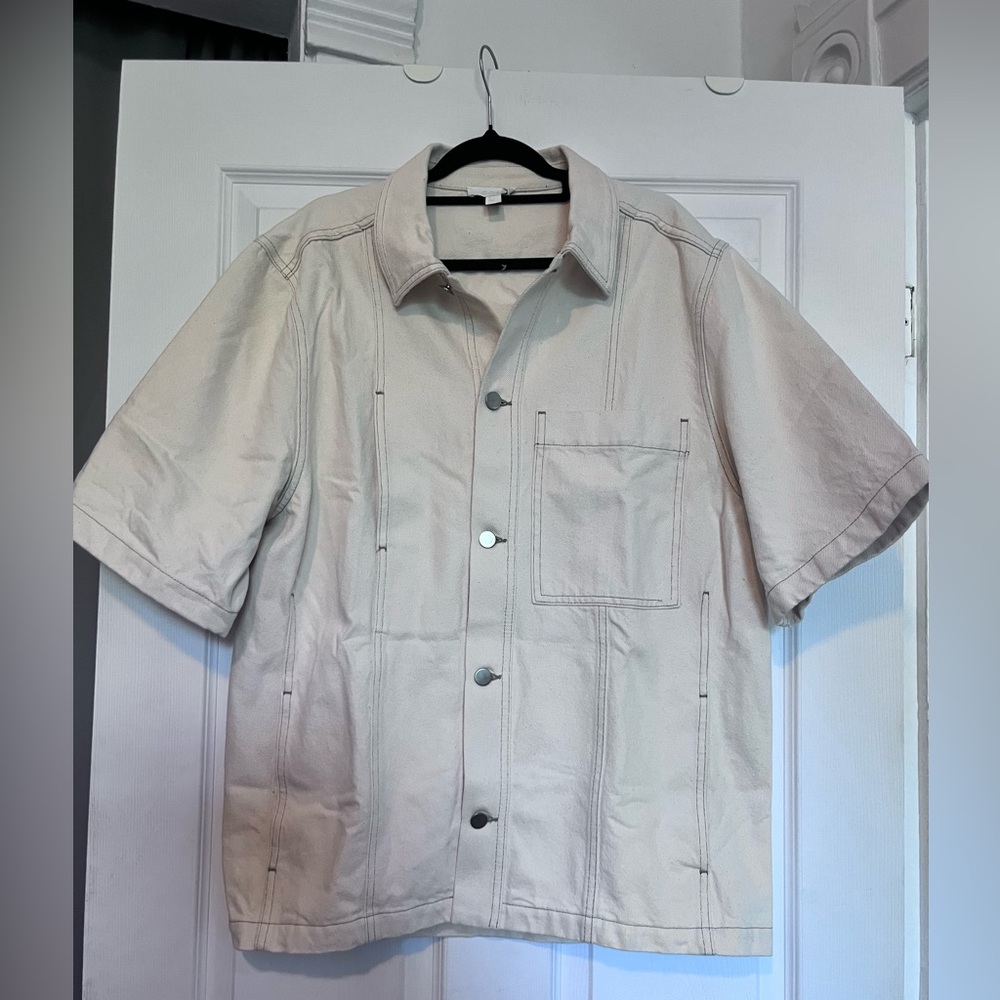 COS oversized denim twill jacket gender neutral size M